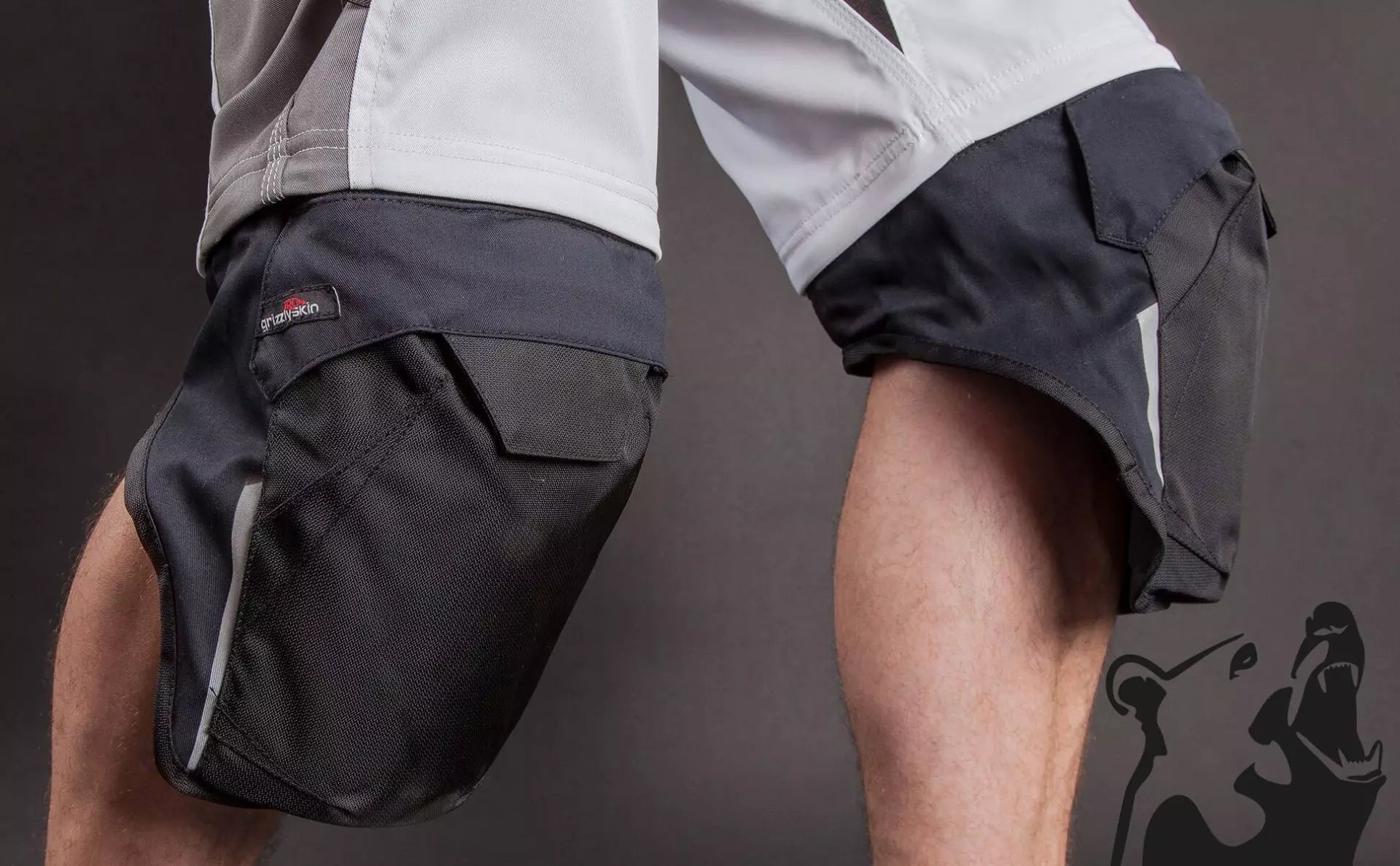 Kniepolstertaschen für Shorts von Grizzlyskin